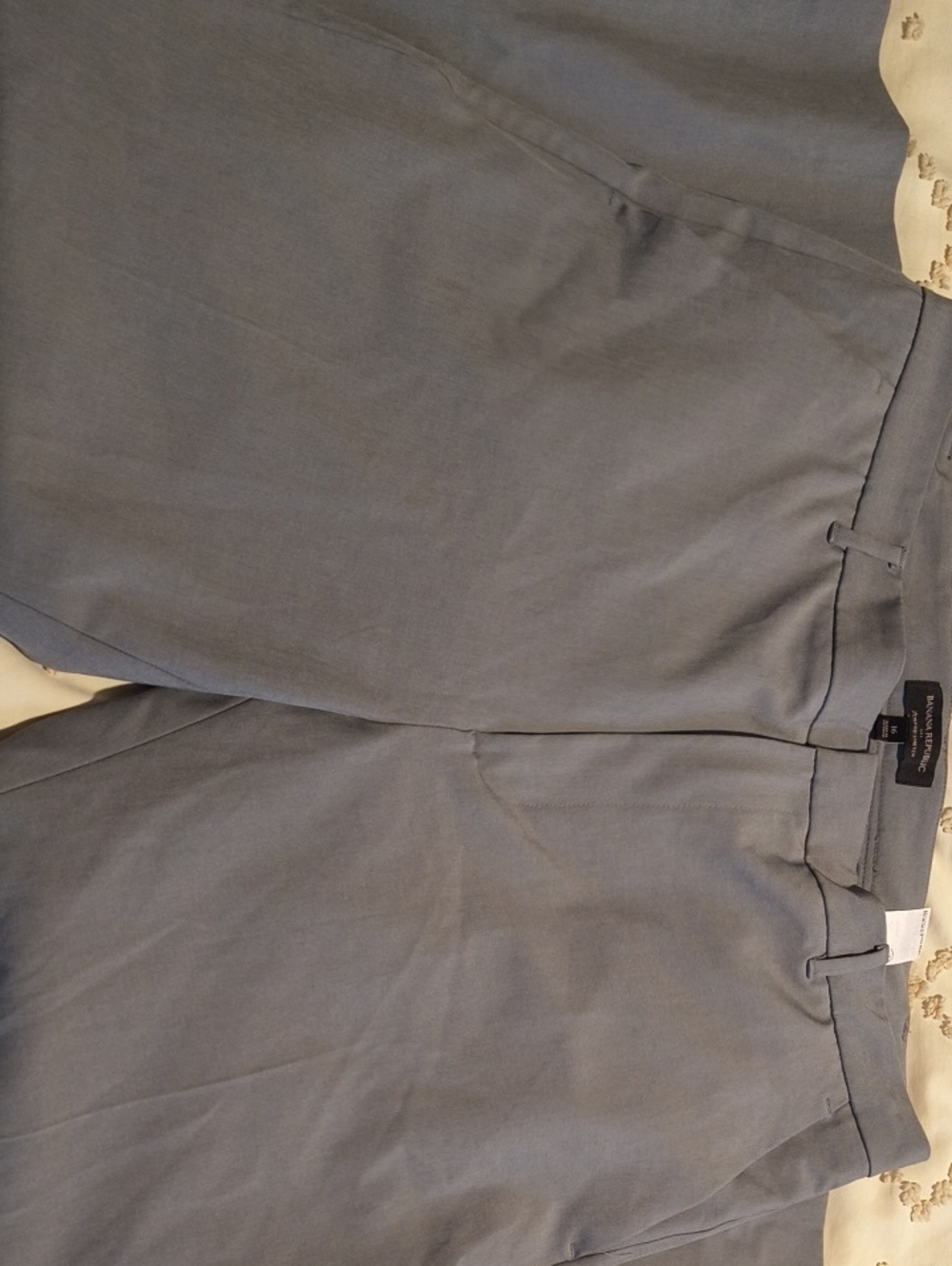 Banana Republic Light Gray Tailored Dress Pants